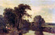 James McDougal Hart Landscape With Cows, 18"x27" Wall Decal
