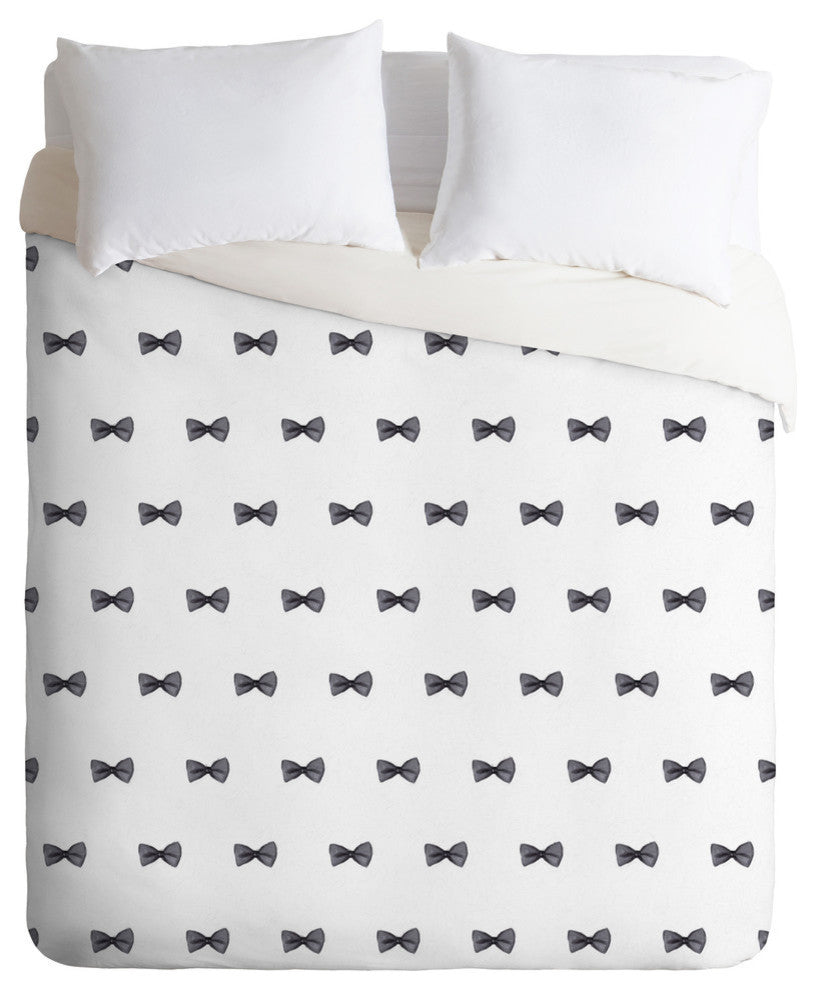 Social Proper Bows Bows Bows Duvet Cover Set, Twin XL