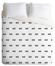 Social Proper Bows Bows Bows Duvet Cover Set, Twin XL