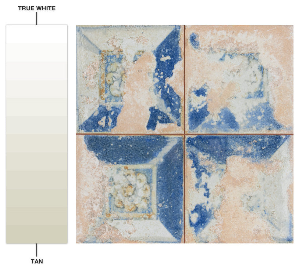 Kings Luxe Heritage Square Ceramic Floor and Wall Tile