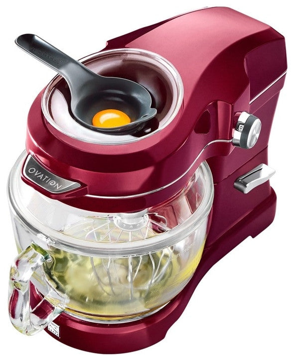 Kenmore KKEOVSMR Ovation Stand Mixer, Burgundy, 5 Qt