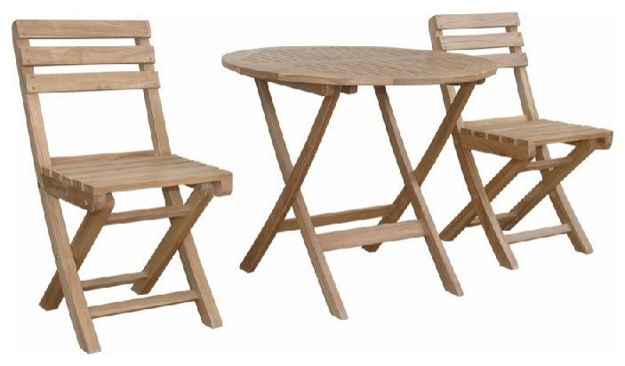 Anderson Teak Set-225 Chester Alabama 3-Pieces Bistro Set
