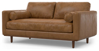 Morrison 72 inch Sofa, Caramel Brown