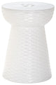 Safavieh Indoor-Outdoor Daphne Garden Stool, White