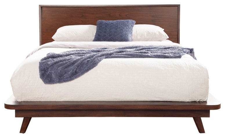 Gramercy Full Size Platform Bed, Walnut
