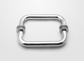 78"x48" Frameless Shower Door Wall Hinge, Polished Chrome