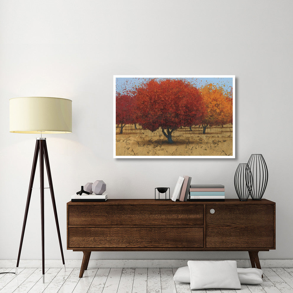 "Orange Trees II" Digital Paper Print by James Wiens, 50"x34"