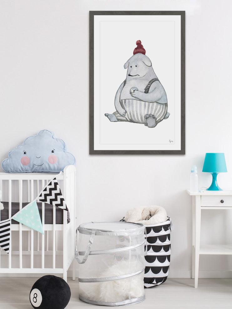 "Donutaholic" Framed Painting Print, 20"x30"