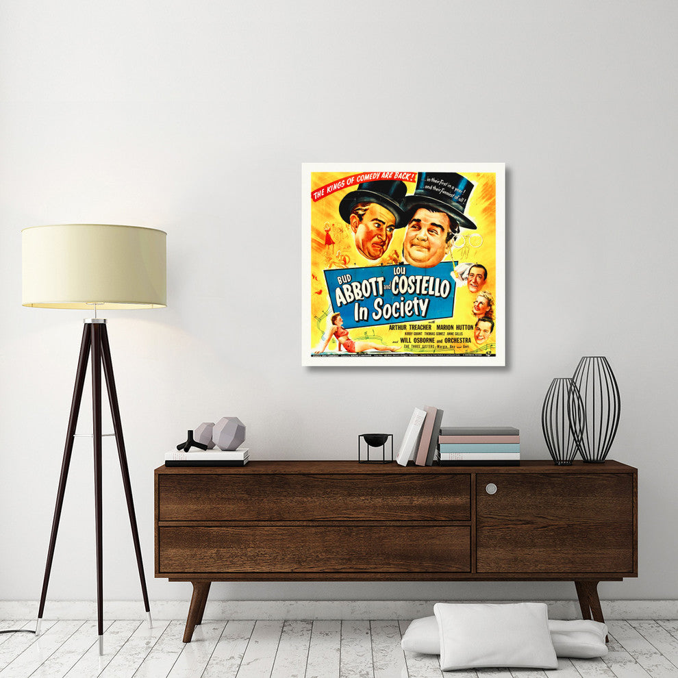 "Abbott & Costello - In Society" Canvas by Hollywood Photo Archive, 36x36"