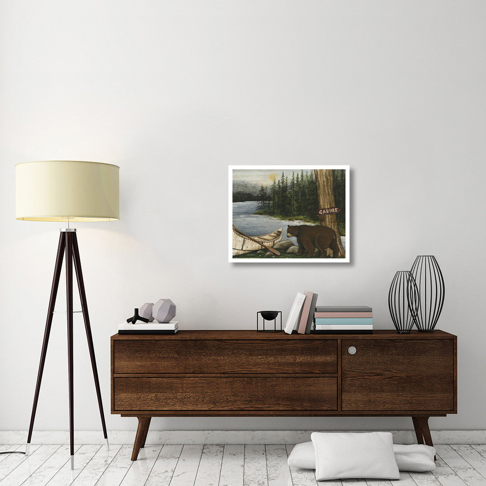 "Northwoods Bear Crop" Digital Paper Print by David Carter Brown, 30"x24"