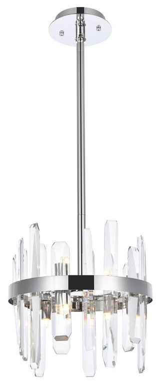 Modern Chrome 6-Light Pendant