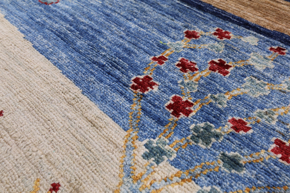 Runner Tribal Persian Gabbeh Hand Knotted Rug 2' 7" X 9' 7" Q7953