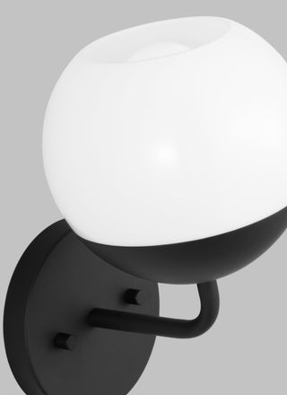 Alvin One Light Wall / Bath Sconce, Midnight Black