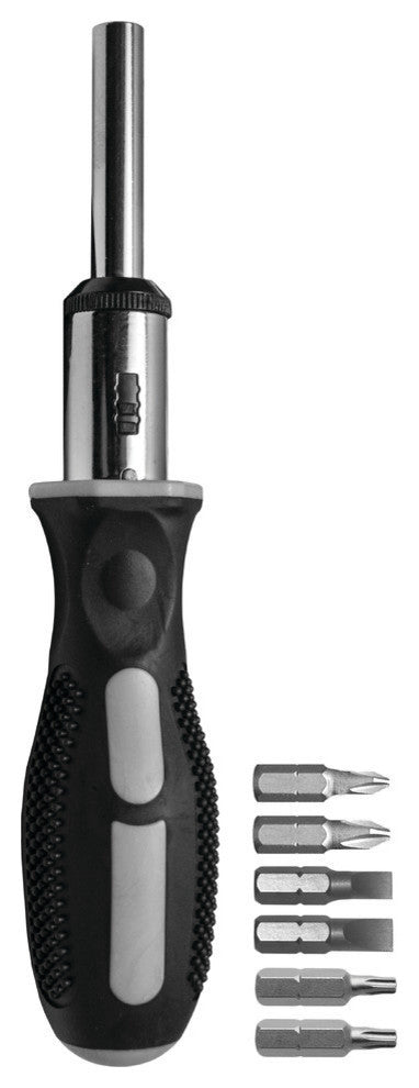 Screwdriver and Bits Set, 7 Piece Set