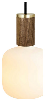 Oblo 6W With Walnut Pendant