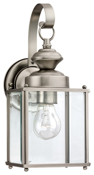 Generation Lighting Lighting 1-Light Outdoor Lantern, Brushed Nickel