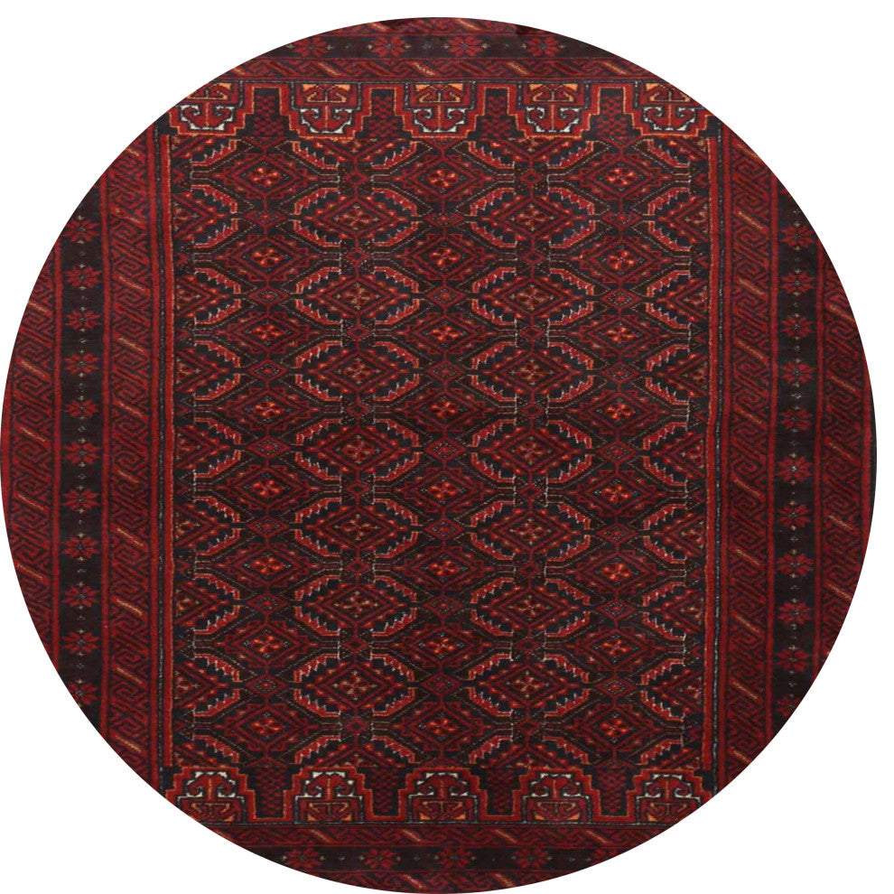 Ahgly Company Indoor Round Traditional Area Rugs, 3' Round