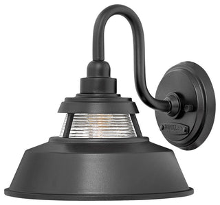 Hinkley 10" Troyer Medium Outdoor Wall Mount Sconce, Black