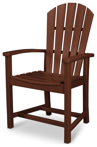 Polywood Palm Coast Dining Chair, Mahogany