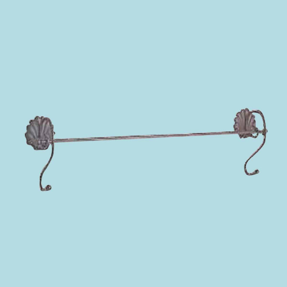 Towel Bar Black Steel Sanibel Towel Bar 24" |