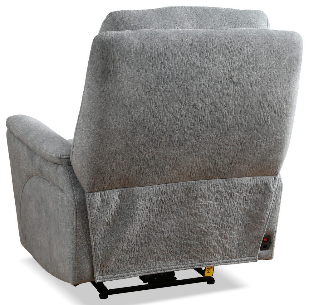 Parker Living Linus Hudson Grey Power Zero Gravity Recliner