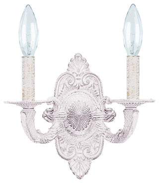Paris Market 2-Light White Sconce I, Antique White