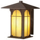 Bronze With Honey Opal Glass Exterior Wall 14.125 x11