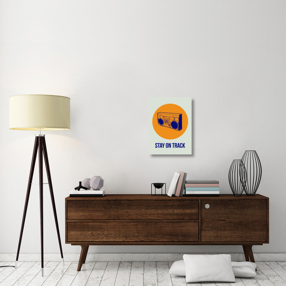 "Stay On Track BoomBox 1" Fine Art Print