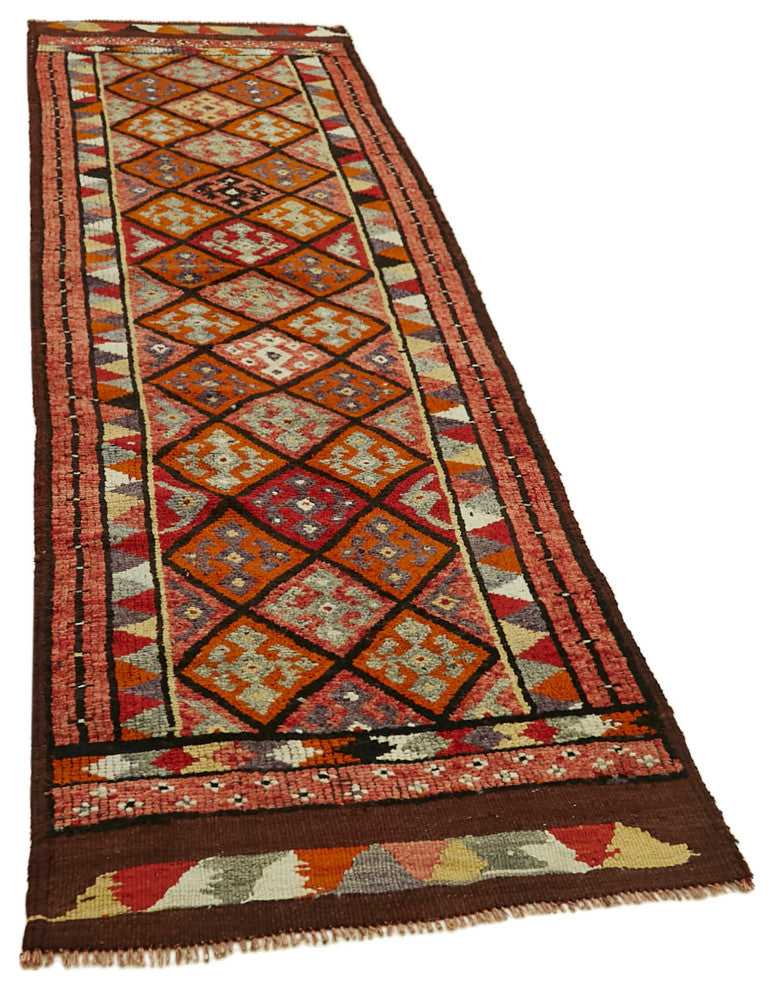 Rug N Carpet - Handwoven Oriental 2' 11" x 10' 11" Antique Runner Rug
