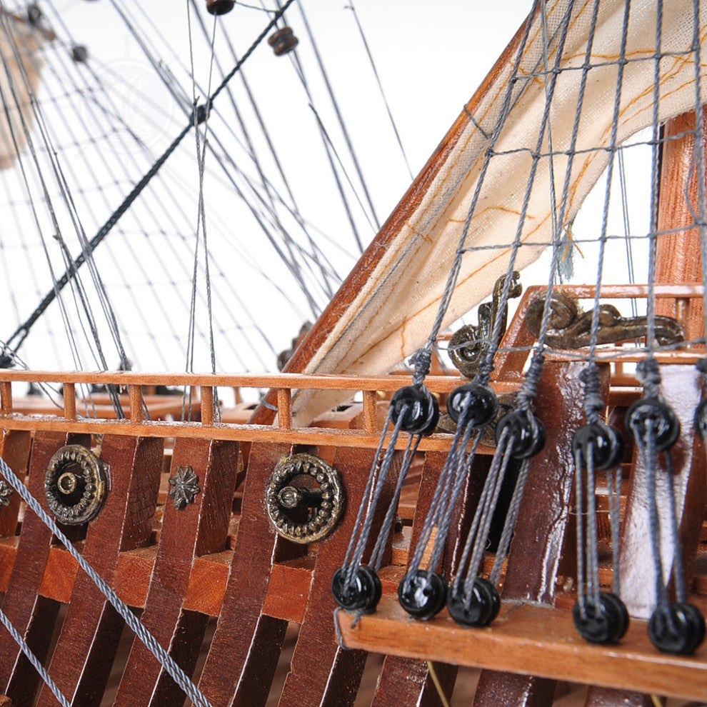 San Felipe Open Hull Museum-quality Fully Assembled Wooden Model Ship