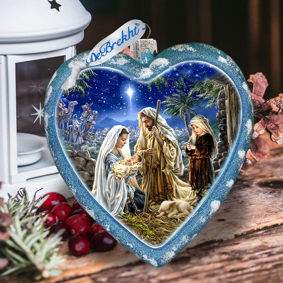 Holy Family Glass Ornament Limited Edition