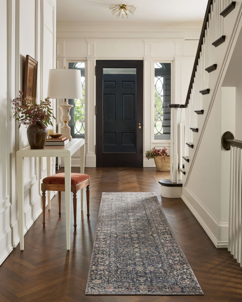 Jean Stoffer x Loloi Bradbury Midnight/ Multi 2'-6" x 10'-0" Runner Rug