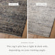 Jean Stoffer x Loloi Katherine Graphite / Jade 5'-3" x 7'-9" Area Rug