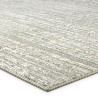 Label J Tungsten GLM02 Abstract Gray Area Rug, 4'3"x5'11"
