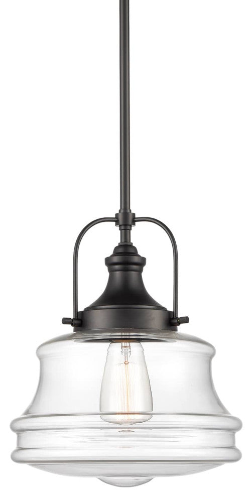 Industrial Pendant Light Black Schoolhouse Hanging Light