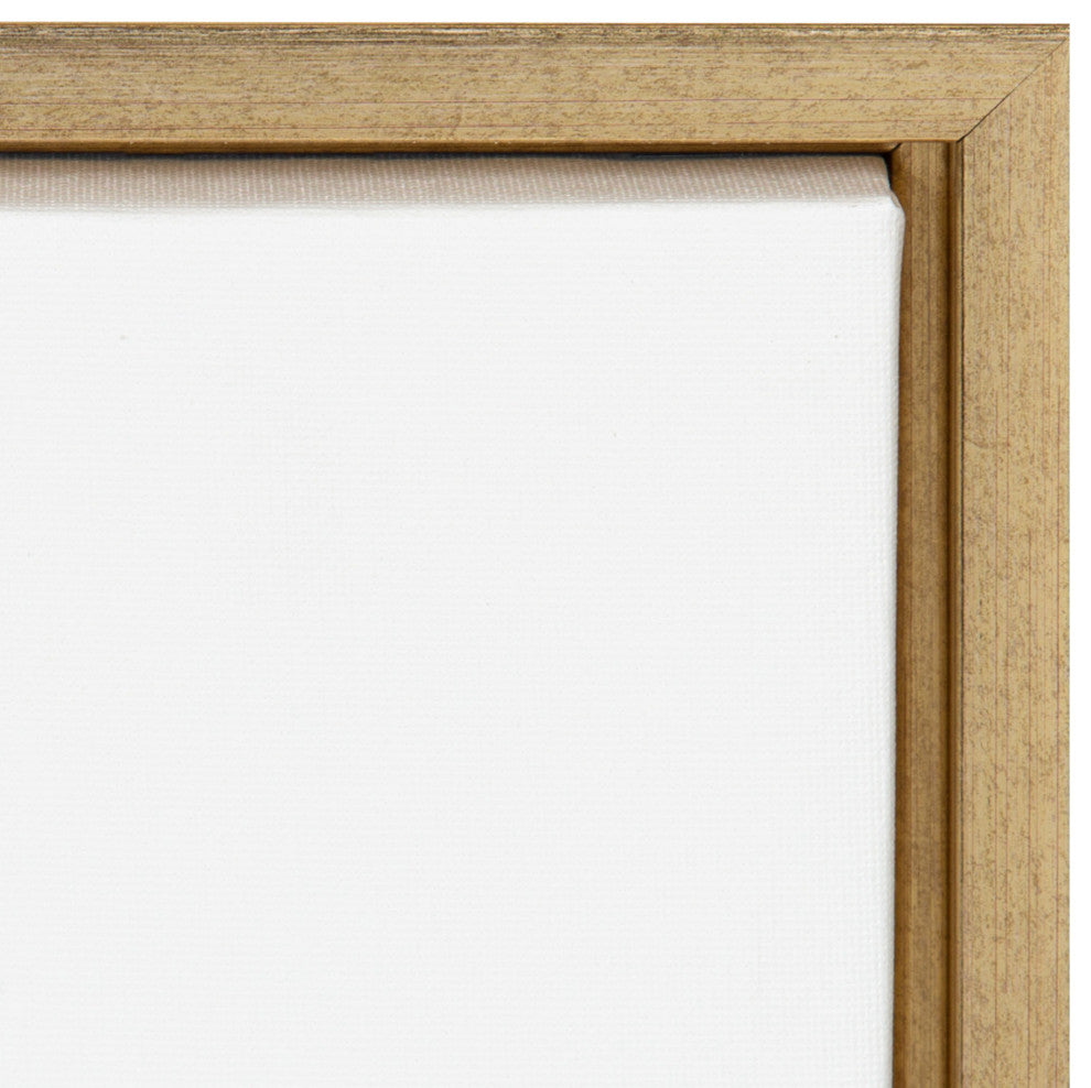 Sylvie Cheetah Framed Canvas By Amy Peterson<br>, Gold 18x24
