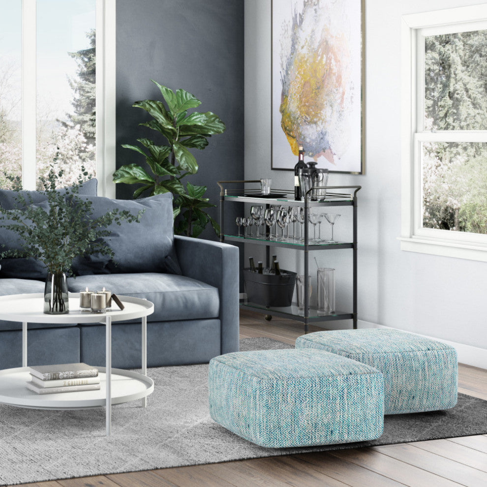 Nate Square Pouf