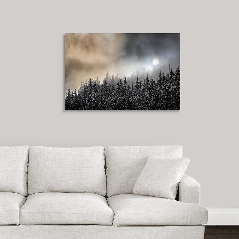 "Winter Sun" Wrapped Canvas Art Print, 36"x24"x1.5"