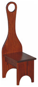 Amish Made Oak Tall Handle Step Stool, Michael's Cherry Stain