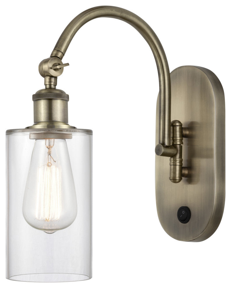 Innovations 518-1W-AB-G802 1-Light Sconce, Antique Brass