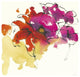 "Pattys Plum I" Digital Paper Print by Shirley Novak, 42"x42"