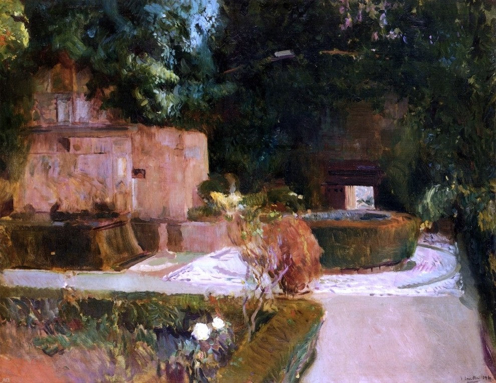 Joaquin Sorolla Y Bastida The Los Adarves Gardens Wall Decal
