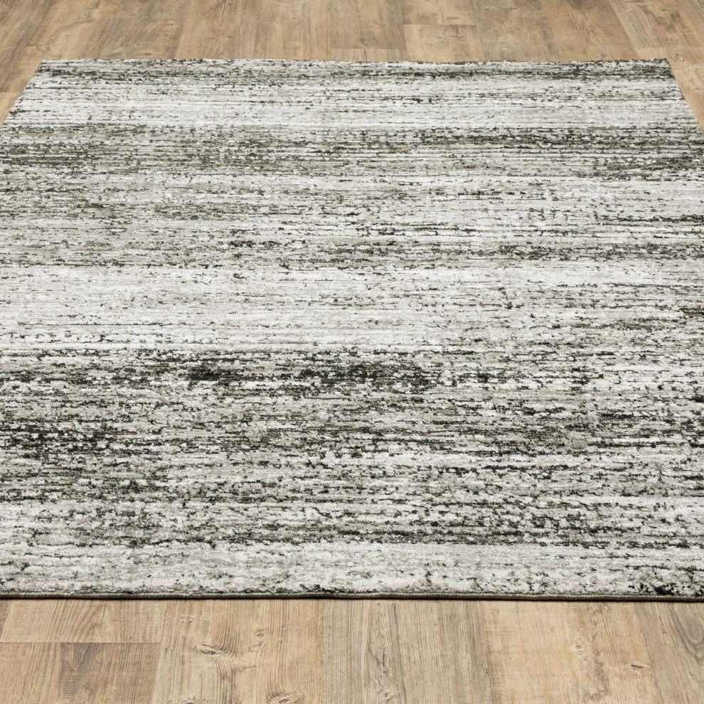 Aegina Shadows Ash/Charcoal Area Rug, 7'10"x10'10"