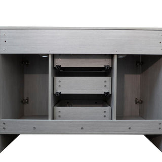 48" Double Sink Vanity With Gray Pine Finish