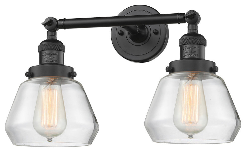 Innovations Lighting 208-Bk-G172-Led 2 Light Dimmable Led Bathroom Fixture