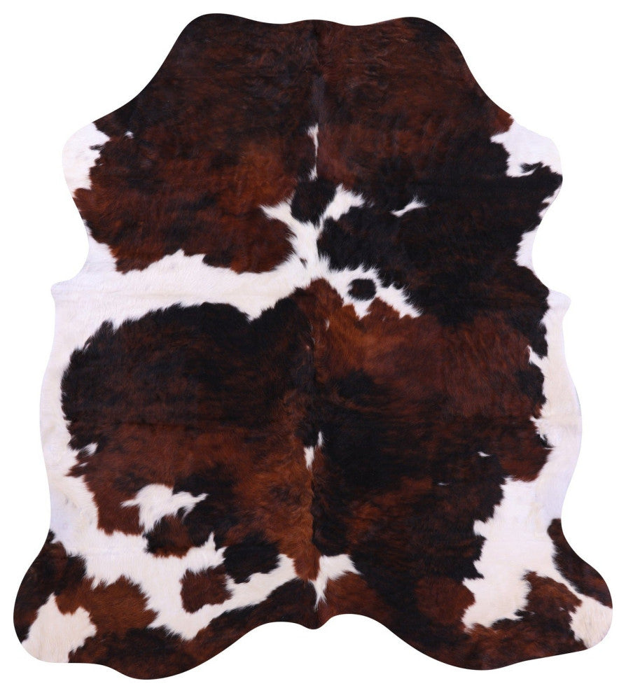 Tricolor Natural Cowhide Rug 6' 10" X 6' 2" C1860