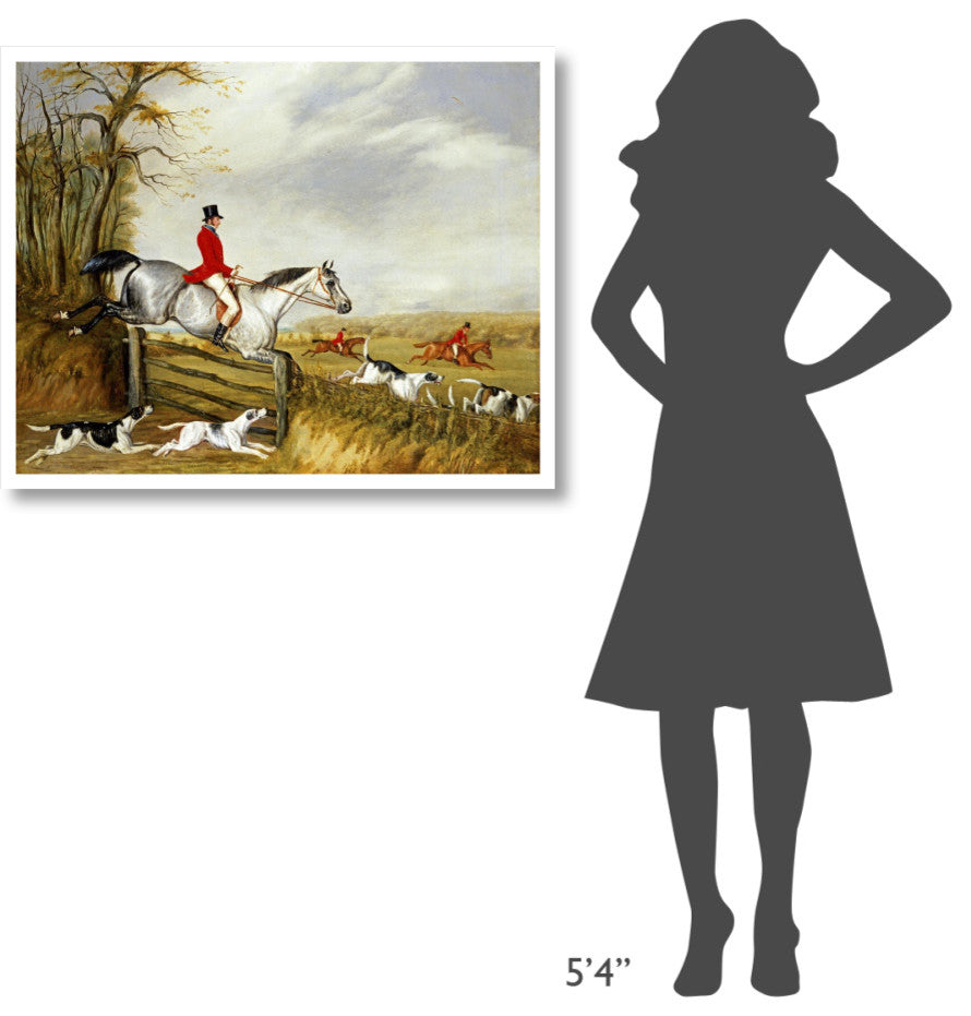"The Belvoir Hunt" Digital Paper Print by Henry Thomas Alken, 38"x30"