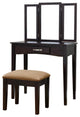 Wood 3 Pc Vanity Set, Espresso