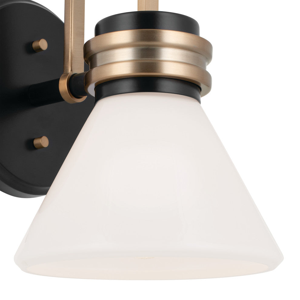 Farum 1 Light Wall Sconce, Champagne Bronze, Black, 1 Light