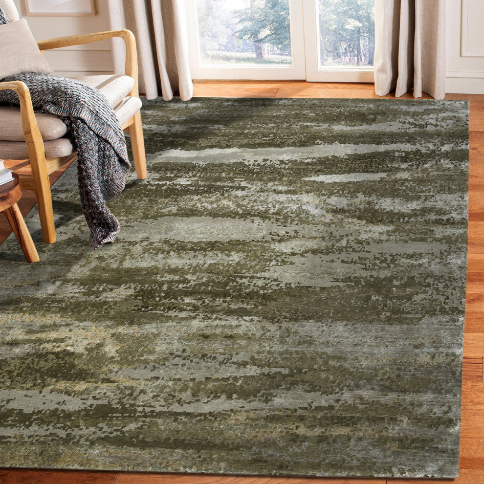 Synergy Winfall Area Rug, Tan, 8' x 10', Abstract